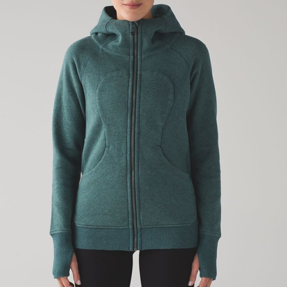 lululemon athletica Teal Full-Zip Hooded Sweatshirt
